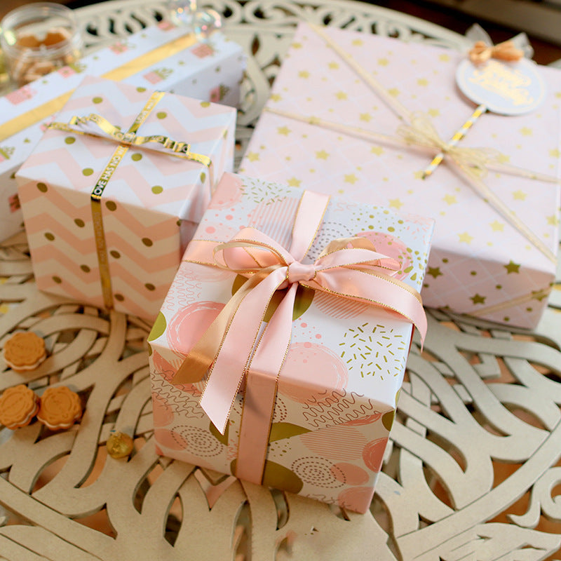 kokorosa Pink Gifts Wrapping Paper (4 Choices)