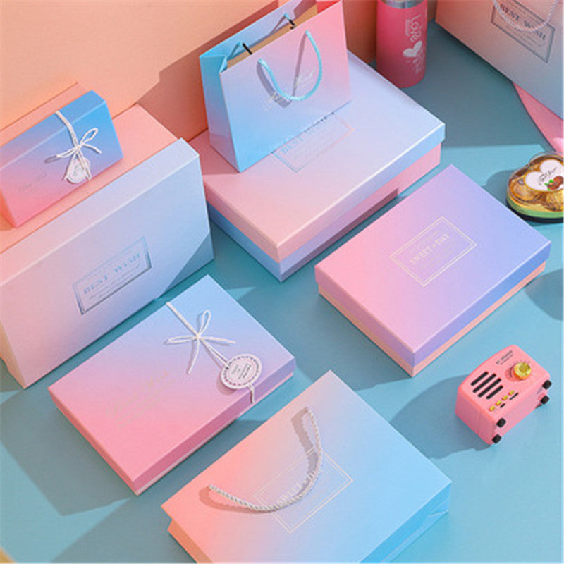Kokorosa Rectangle Gradient Gift Box