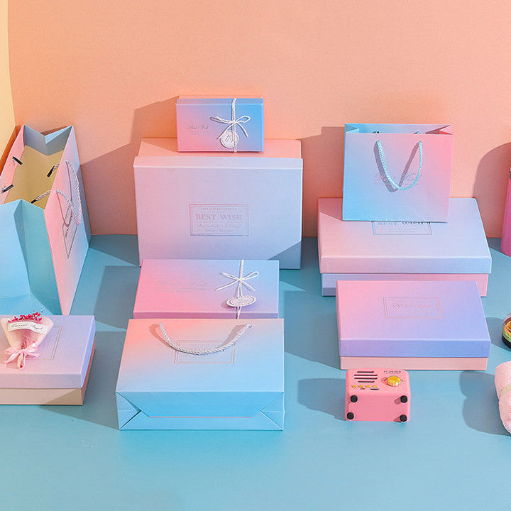 Kokorosa Rectangle Gradient Gift Box