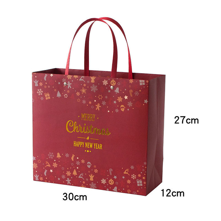 Kokorosa Retro Christmas Day Folding Gift Portable Paper Gift Bags (1 Pcs)
