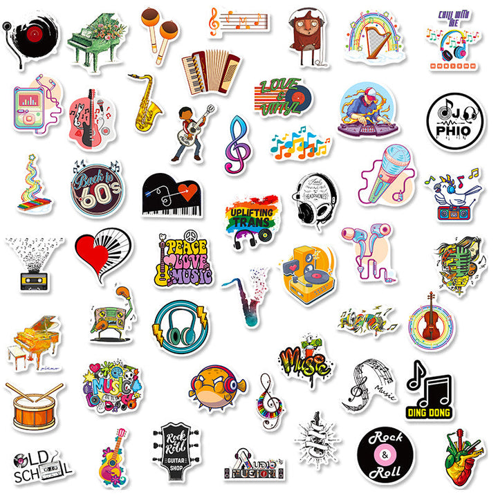 Kokorosa Rock Music Stickers (50pcs)