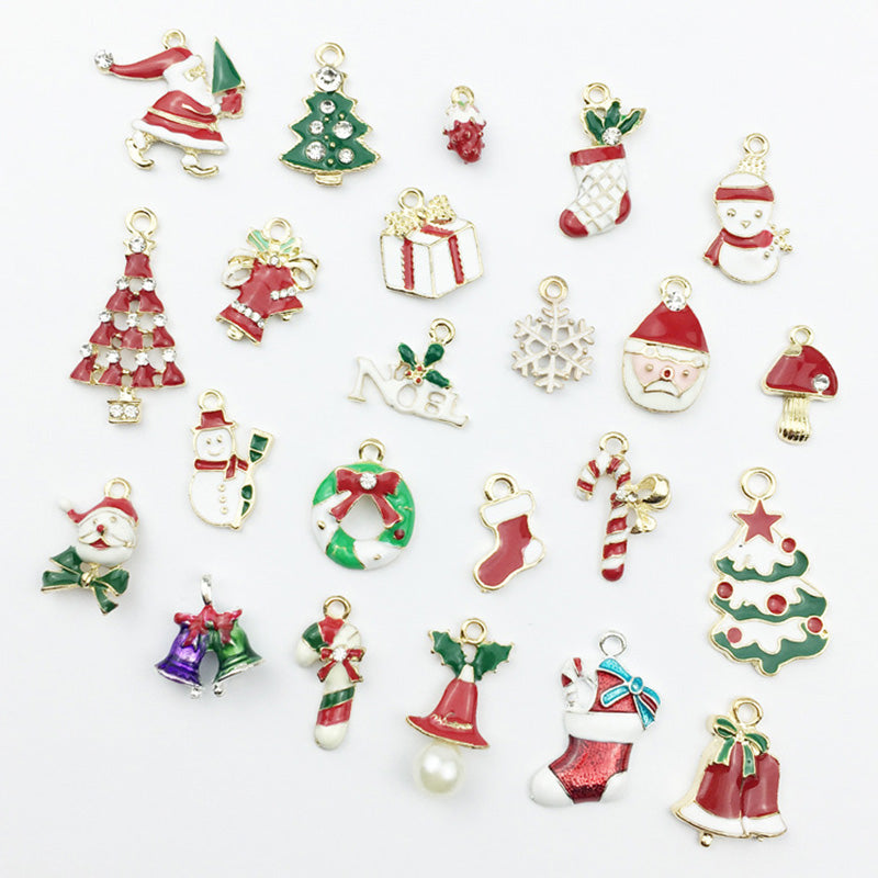 Kokorosa Shiny Christmas Element Ornaments Drip Alloy Pendant Embellishments