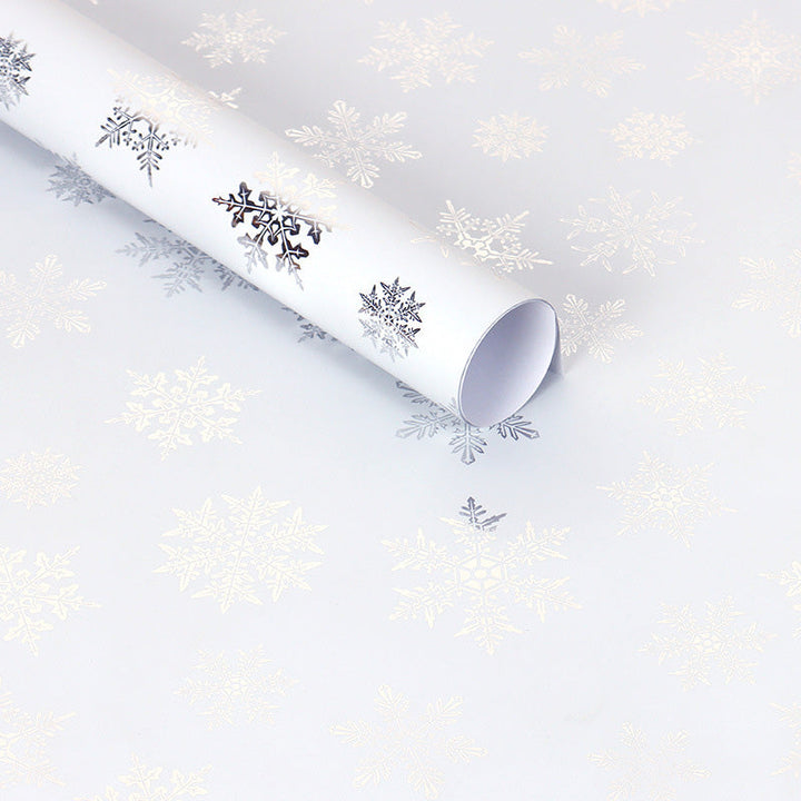 Kokorosa Snowflake Aluminum Foil Wrapping Paper (3 Choices)