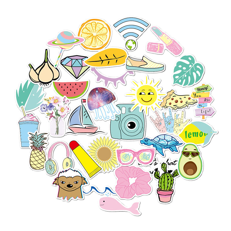 Kokorosa Summer Island Trip Stickers (35pcs)