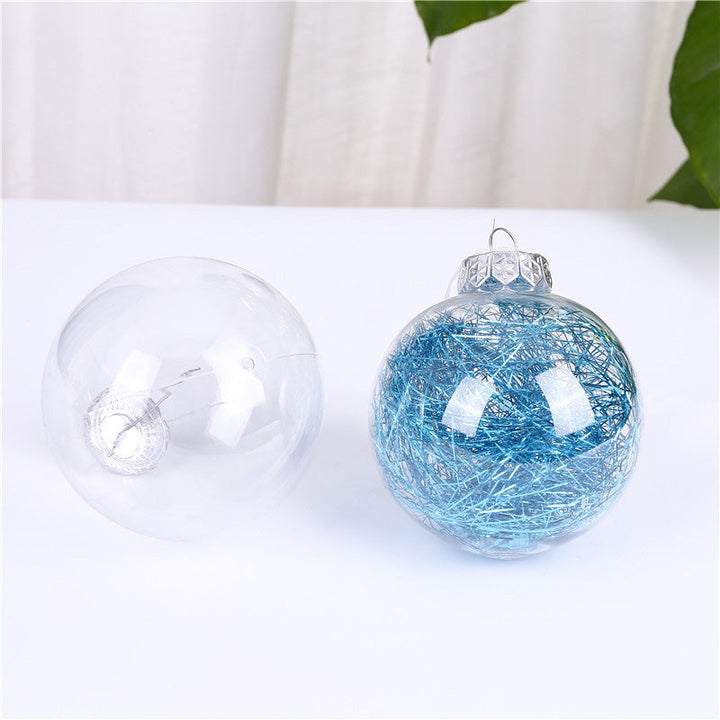 Kokorosa Tinsel Decoration Transparent Ball Christmas Tree Decoration Pendant
