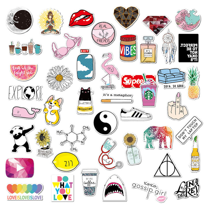 Kokorosa Various Elements Collection Stickers (46pcs)