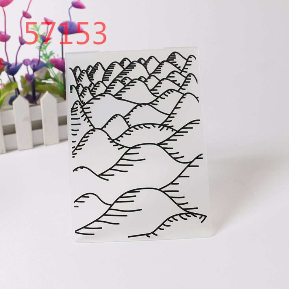 Embossed File Board Kokorosa Nature Collection Plastic Embossed File Folder ...