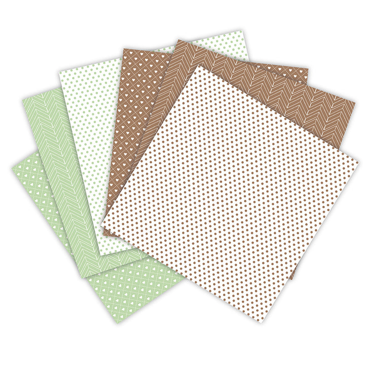 Kokorosa 24PCS  6" Spring Color Scrapbook & Cardstock Paper