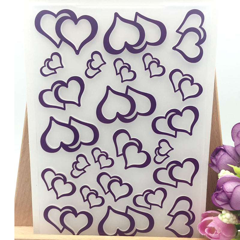 Kokorosa Love Heart Embossing Folder