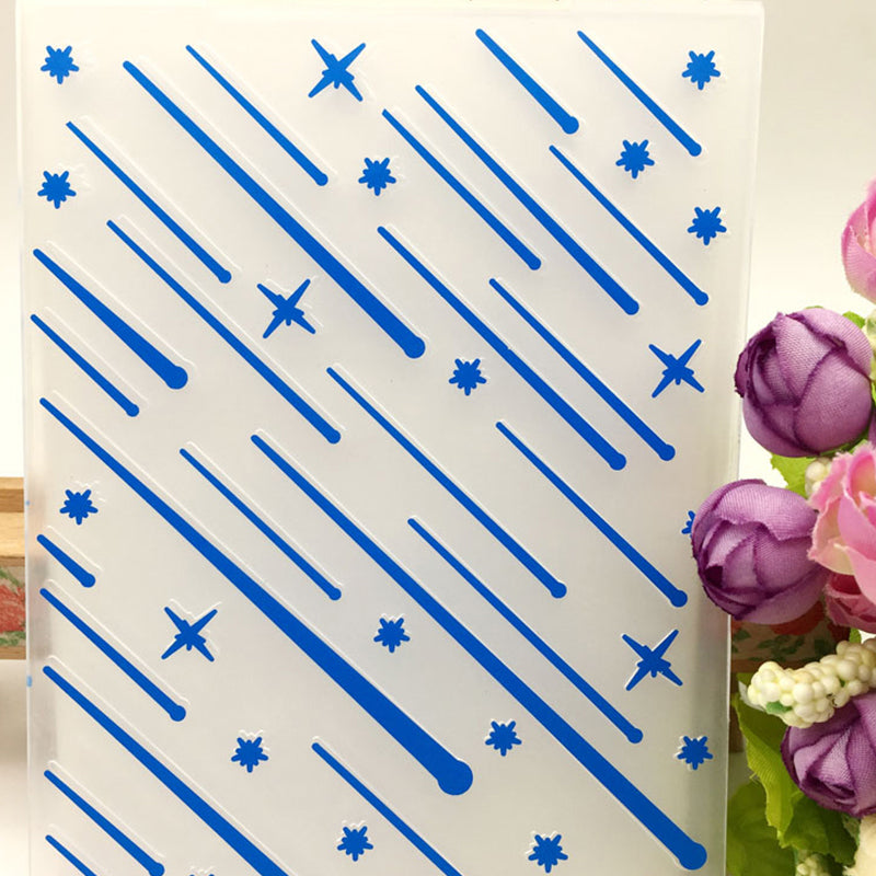 Kokorosa Shooting Stars Theme Embossing Folder