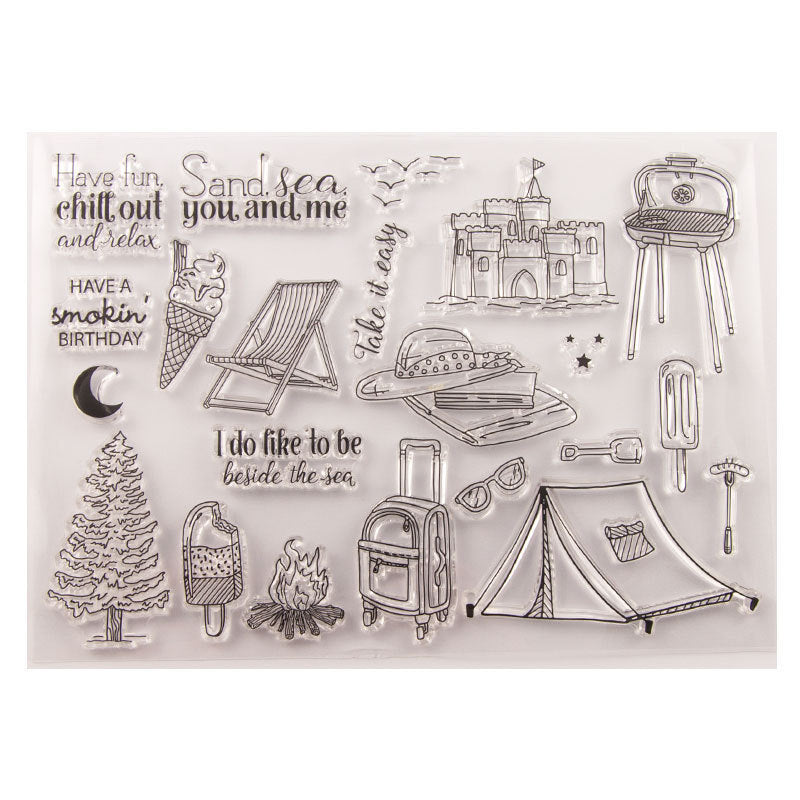 Kokorosa Camping Theme Clear Stamps