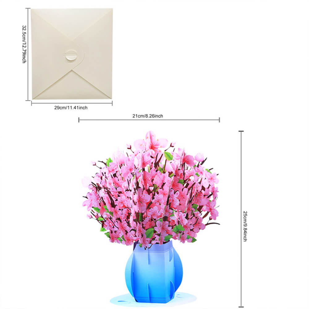 Kokorosa Cherry blossom 3D Fragrance Ornaments Card