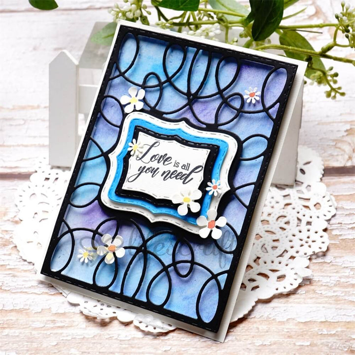 Kokorosa Metal Cutting Dies with Photo frame Background Board