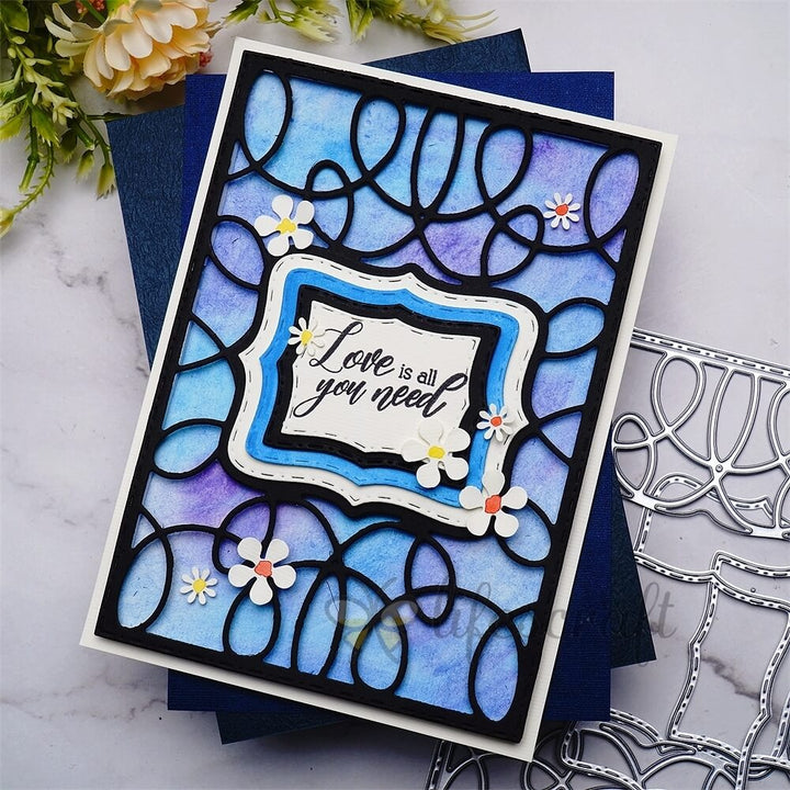Kokorosa Metal Cutting Dies with Photo frame Background Board