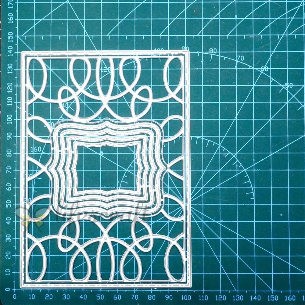 Kokorosa Metal Cutting Dies with Photo frame Background Board