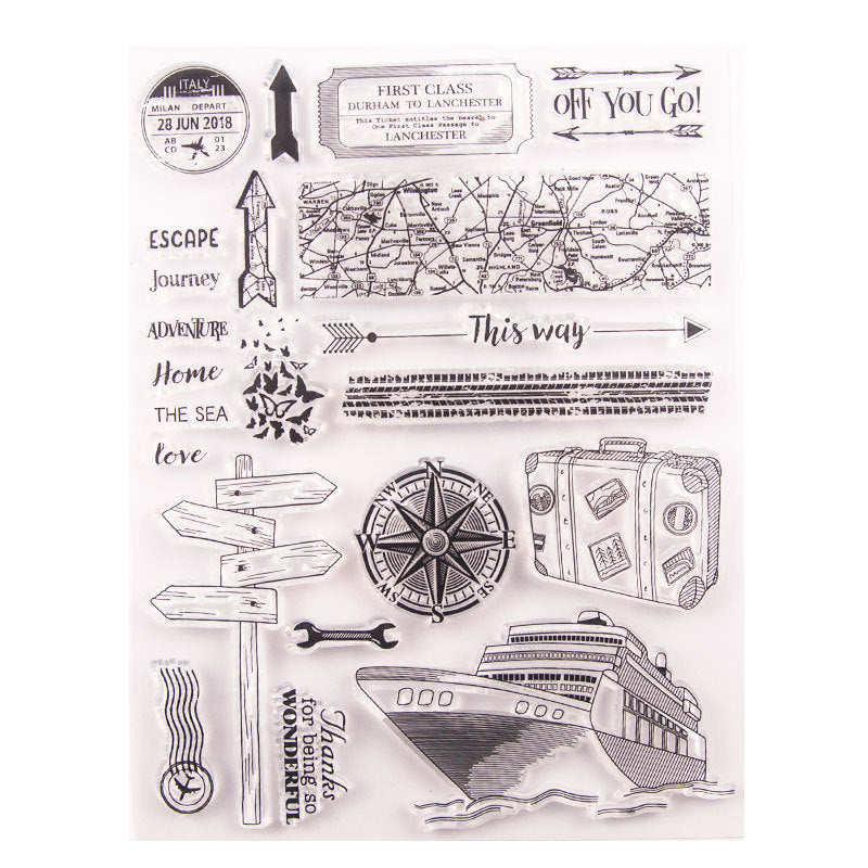 Kokorosa Road Sighs Clear Stamps
