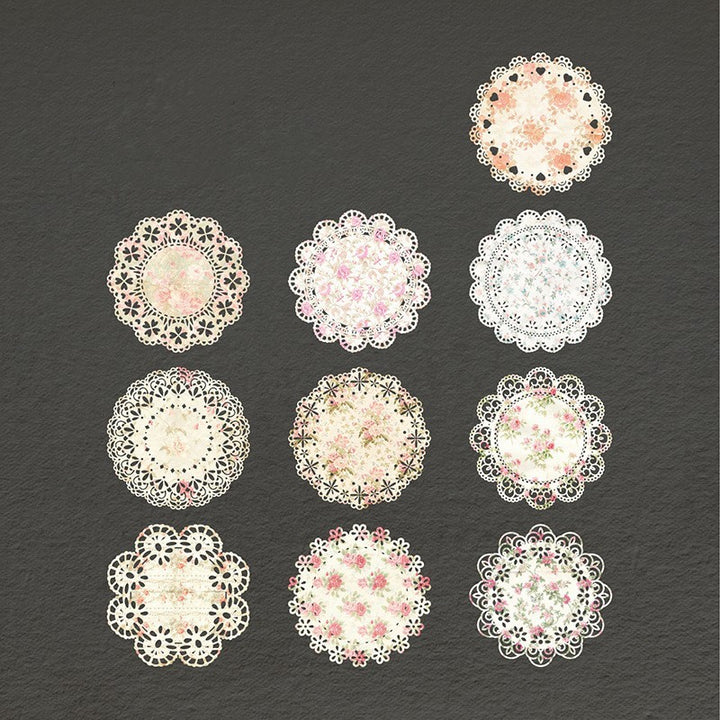 KoKorosas Dreamy Circle Lace Decor Paper