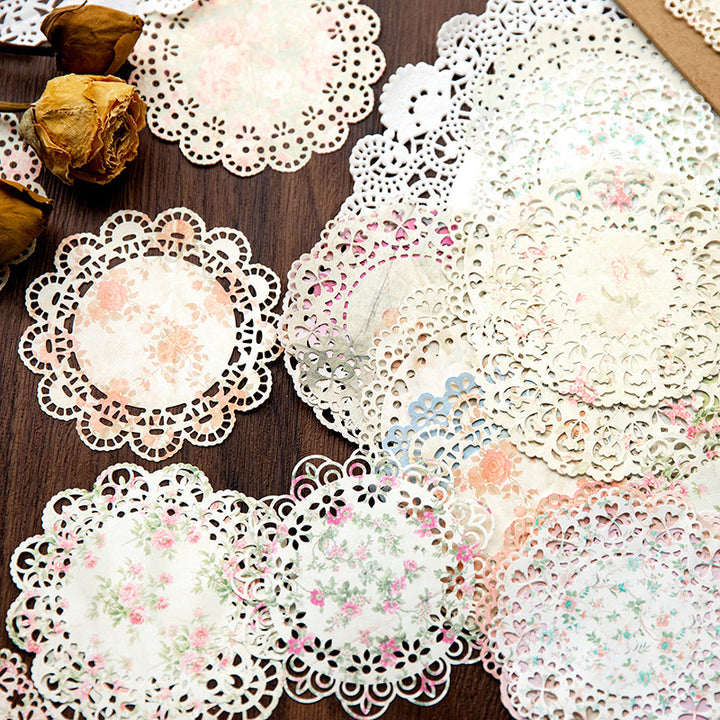 KoKorosas Dreamy Circle Lace Decor Paper