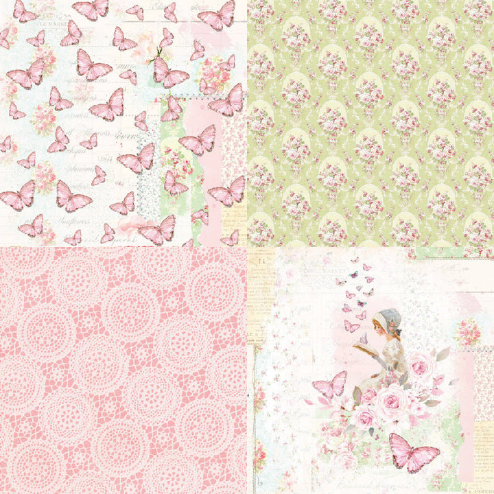 Kokorosa Gorgeous Butterfly Scrapbook & Cardstock Paper