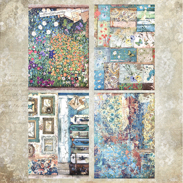 Kokorosa Painting Theme Scrapbook & Cardstock Paper