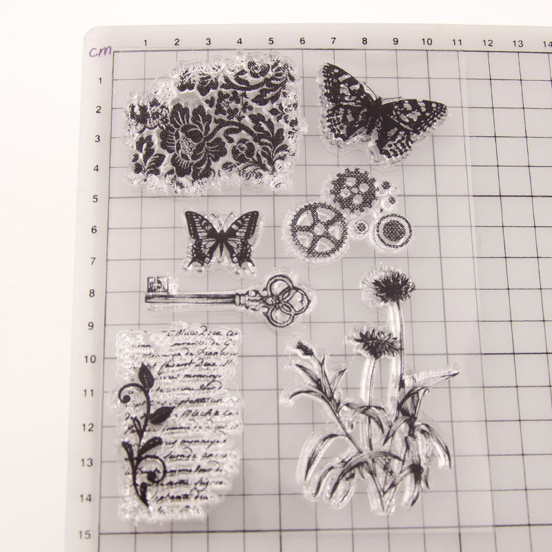 Kokorosa Butterfly Theme Clear Stamps
