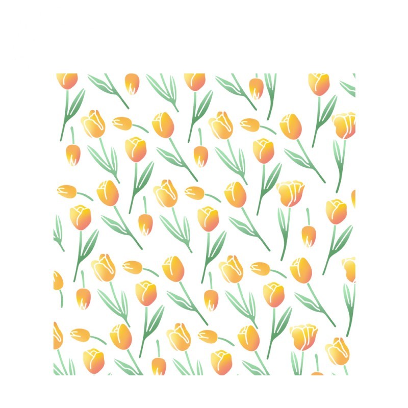 Kokorosa Tulip Painting Stencil