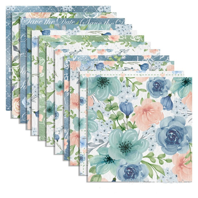 Kokorosa Summer Flower Scrapbook & Cardstock Paper