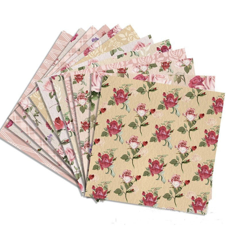 Kokorosa Charming Roses Scrapbook & Cardstock Paper