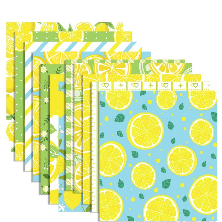 Kokorosa Summer Lemon Scrapbook & Cardstock Paper