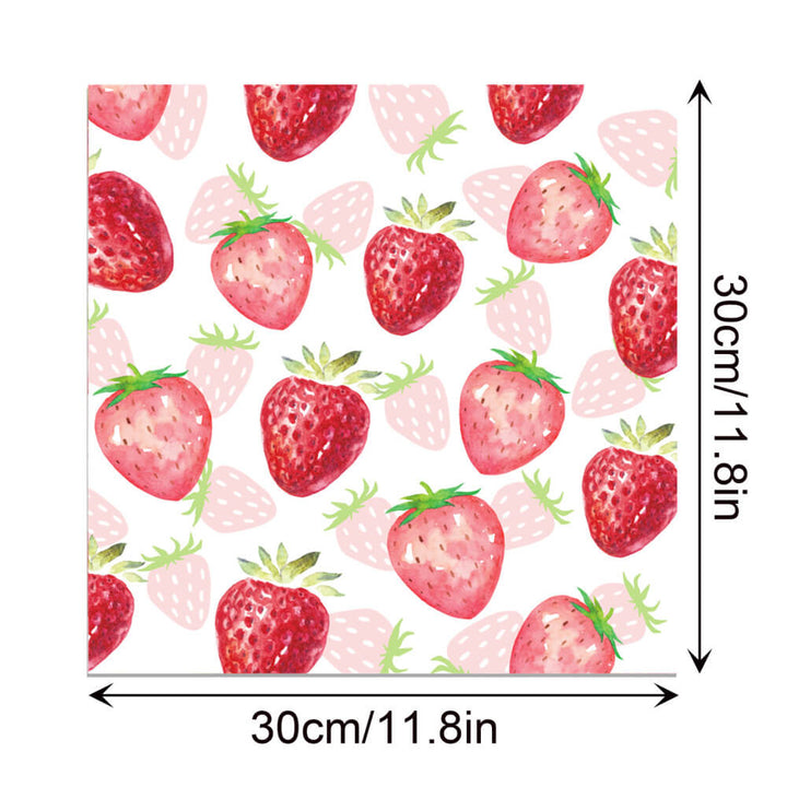 Kokorosa 24PCS 12" Strawberry DIY Scrapbook & Cardstock Paper