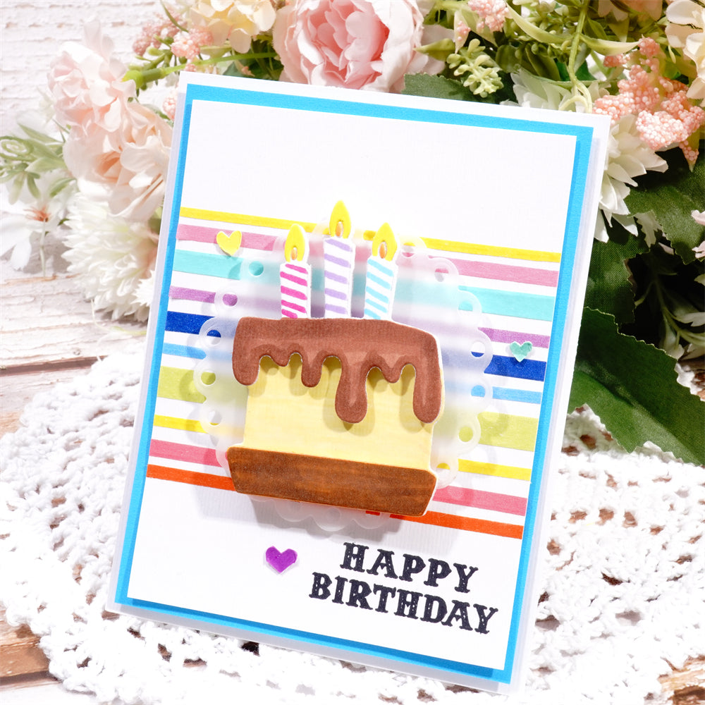 Kokorosa Metal Cutting Dies With Birthday Cake