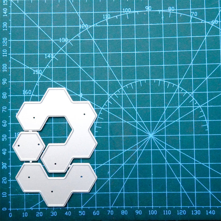 Kokorosa Metal Cutting Dies with Hexagonal Puzzle